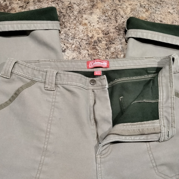 Fleece Lined Khaki Pants - Picture 3 of 5